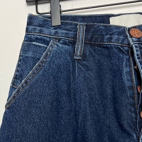 FP One Teaspoon High Waisted Smiths Tailored Jeans Dark Wash Blue NEW Trending - Picture 4 of 13